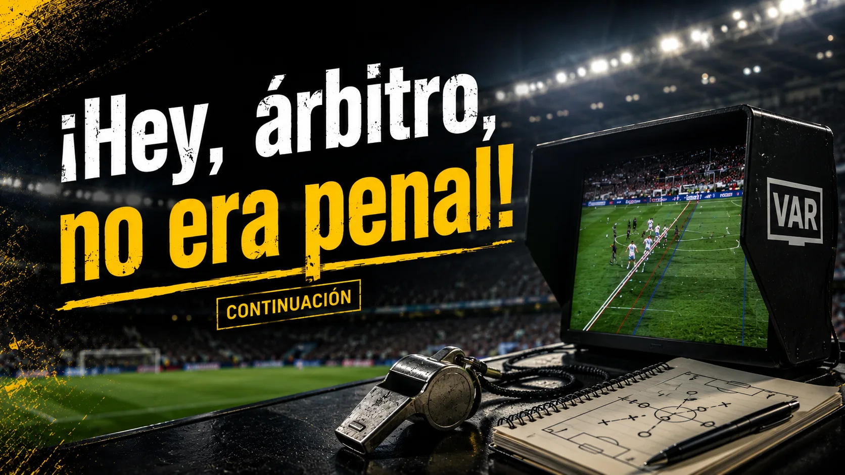 ¡Hey, árbitro, no era penal! Continuación | Láman Carranza