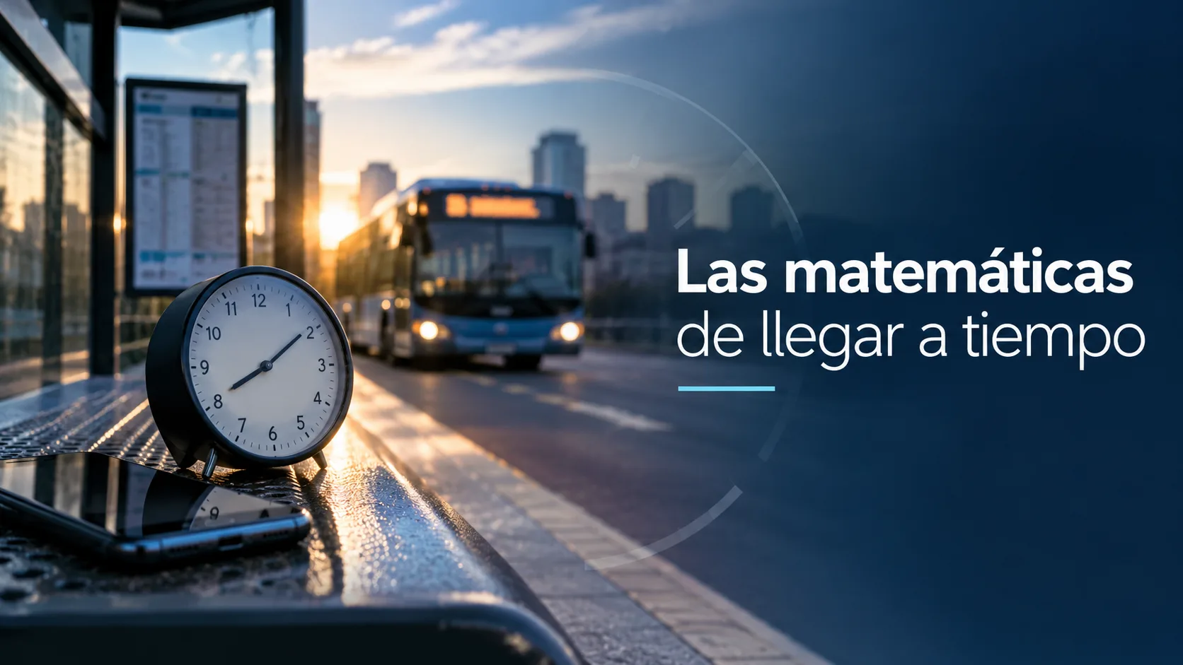 Las matemáticas de llegar a tiempo | Láman Carranza