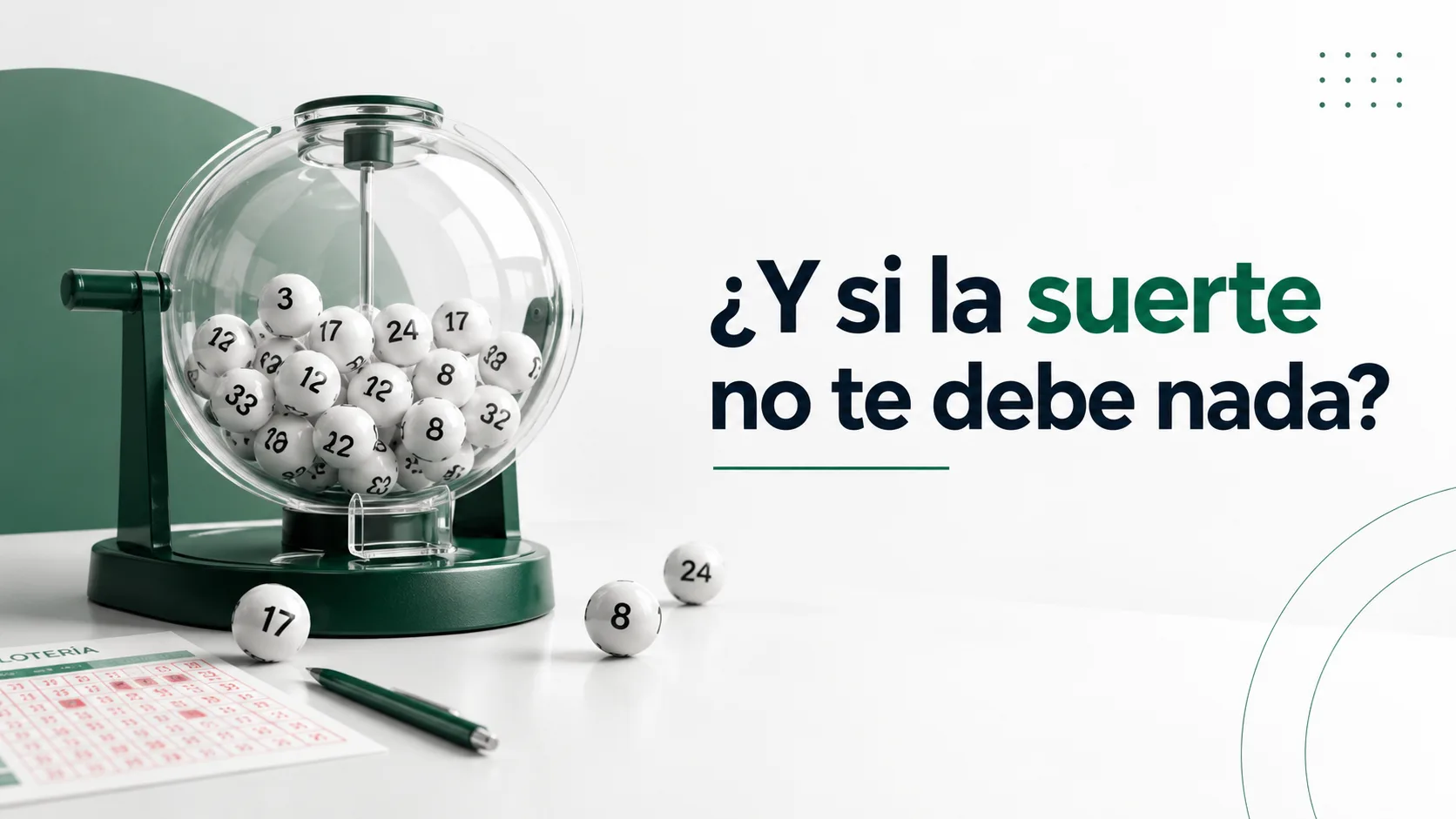 ¿Y si la suerte no te debe nada? | Láman Carranza