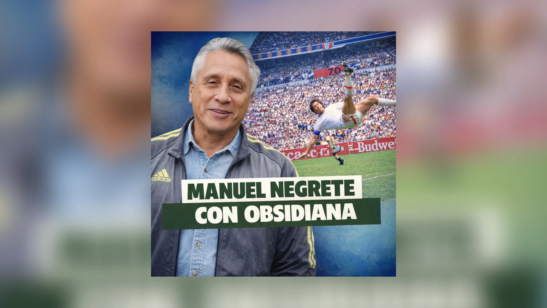 Manuel Negrete con Obsidiana