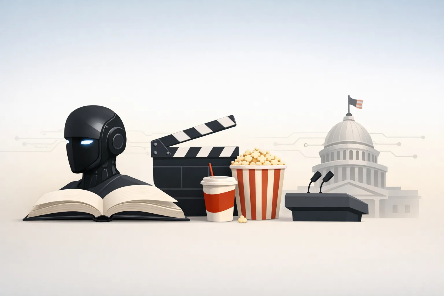 Inteligencia artificial literatura, cine y política