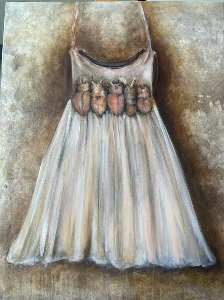 A painting of a dress

AI-generated content may be incorrect.