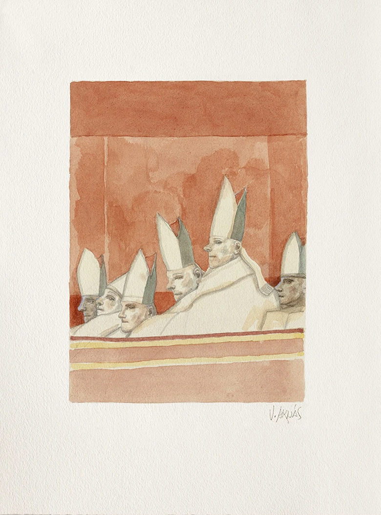 A group of men wearing white robes
AI-generated content may be incorrect.