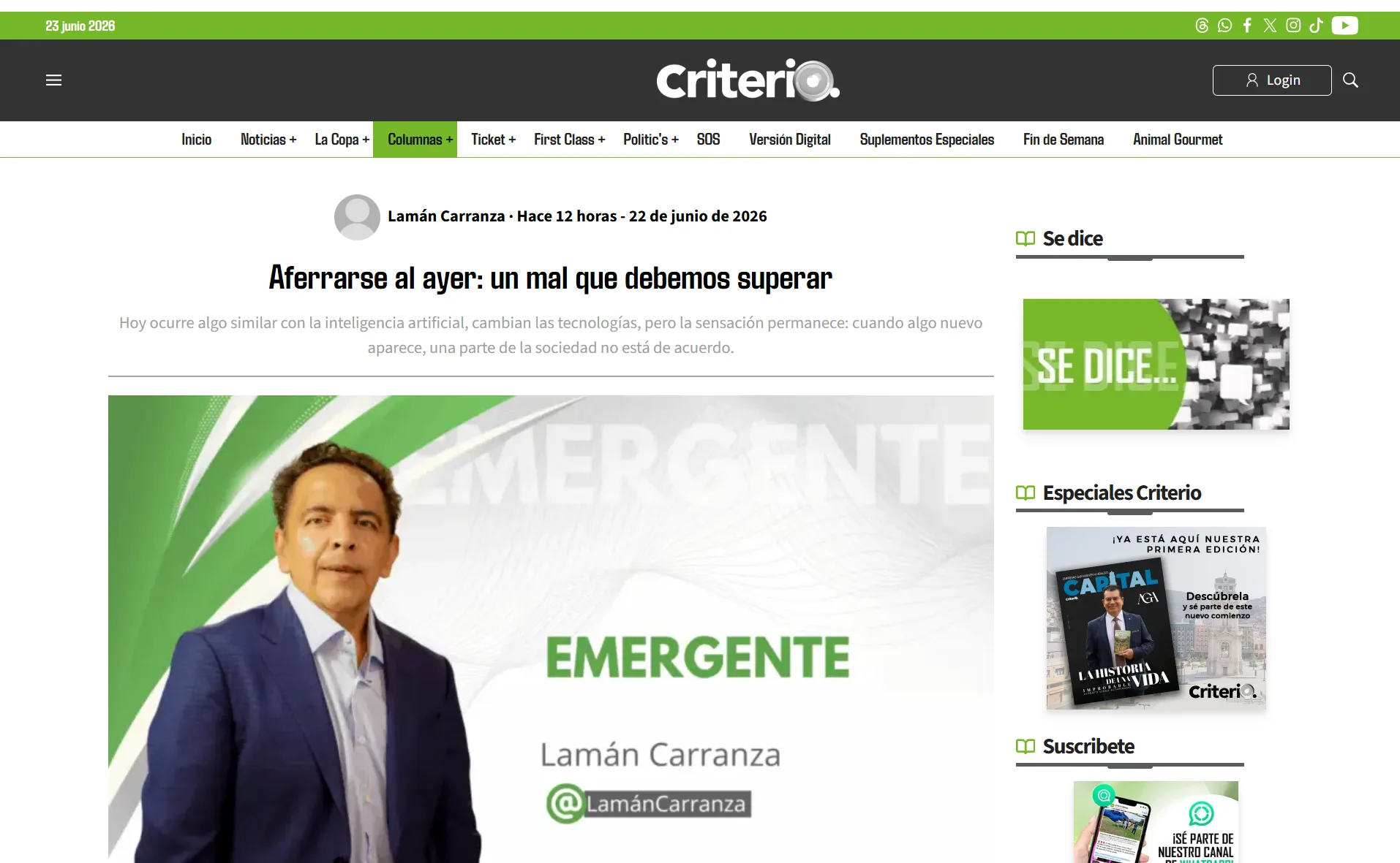 Aferrarse al ayer: un mal que debemos superar