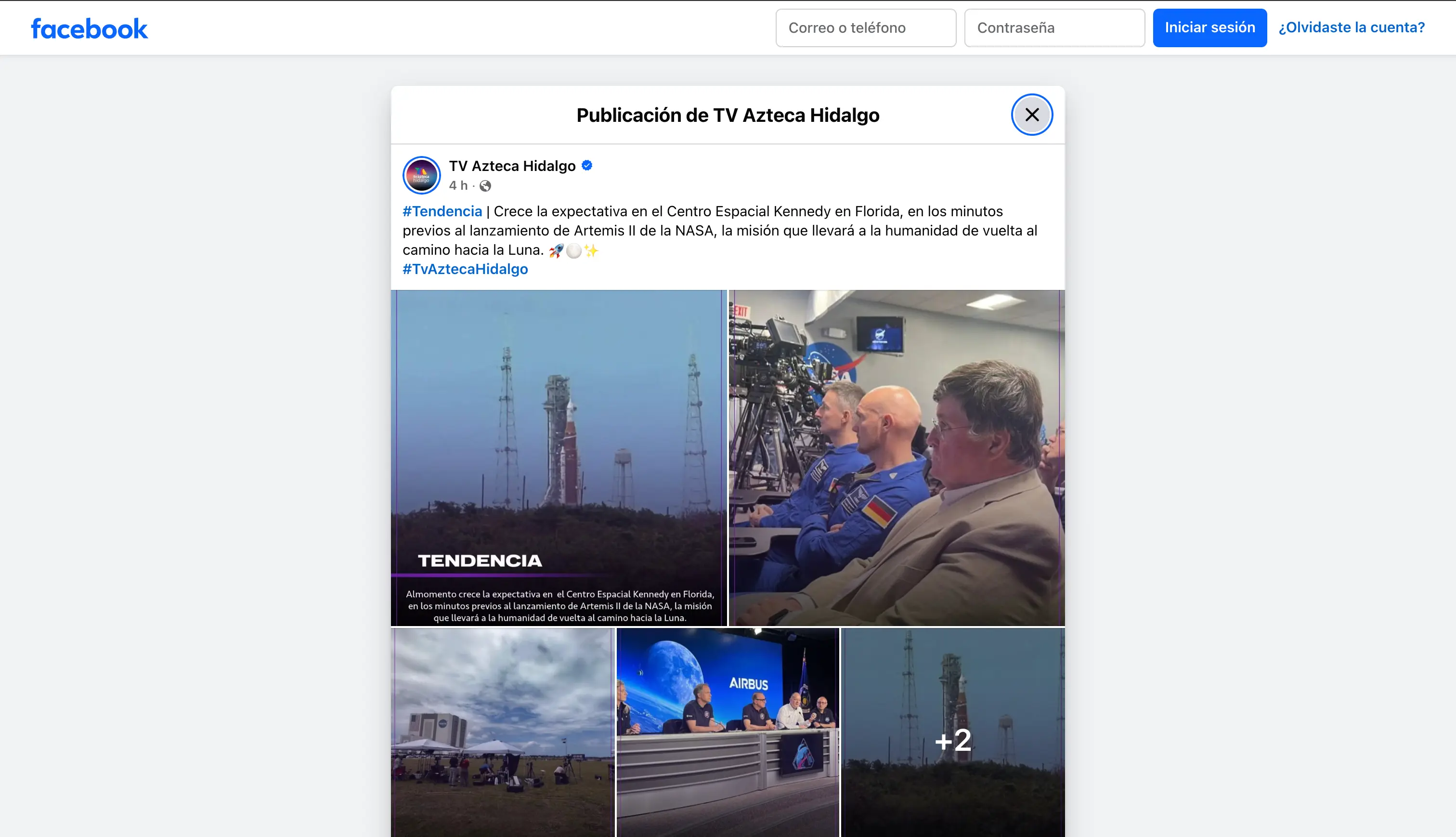 Crece la expectativa en el Centro Espacial Kennedy en Florida