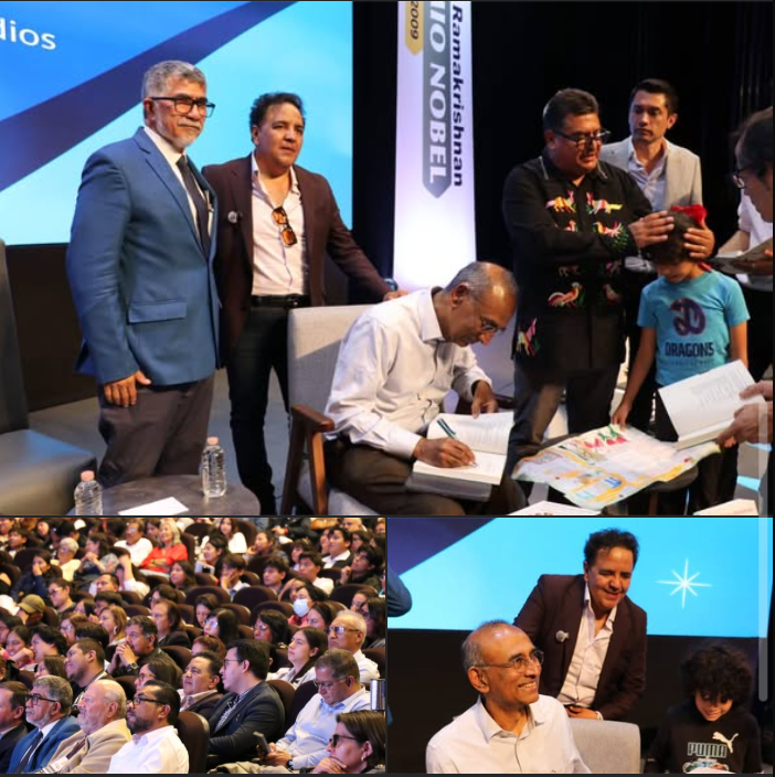 El Nobel de Química Venki Ramakrishnan sostiene un diálogo sobre la vida y el envejecimiento 