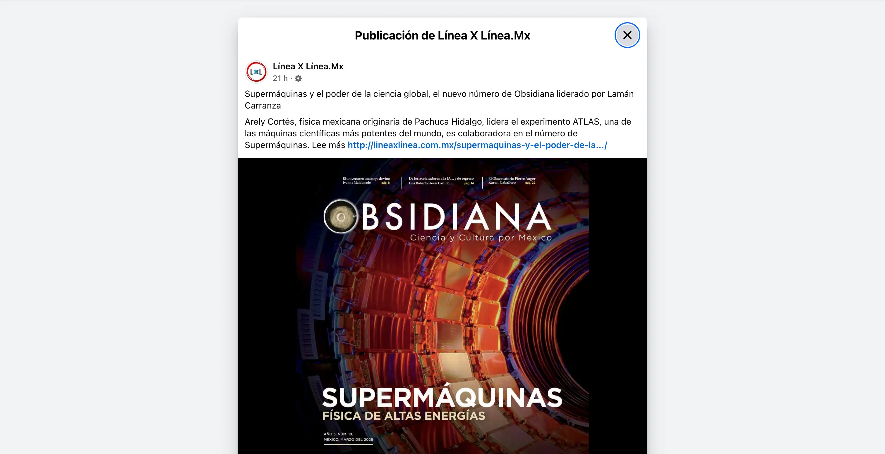 Supermáquinas y el poder de la ciencia global, el nuevo número de Obsidiana liderado por Lamán Carranza