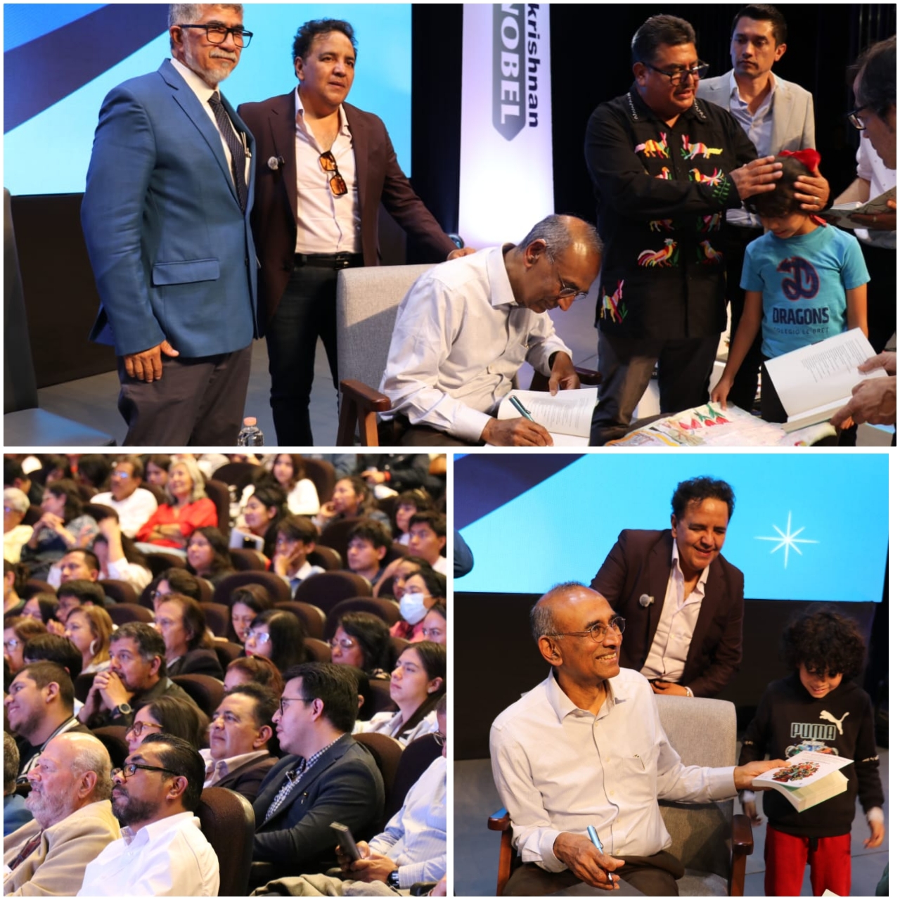 El Nobel de Química Venki Ramakrishnan sostiene un diálogo sobre la vida y el envejecimiento