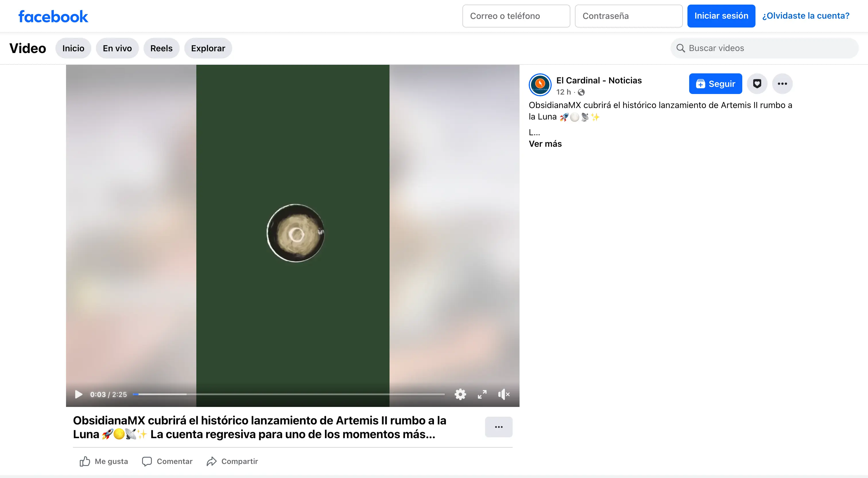 ObsidianaMX cubrirá el histórico lanzamiento de Artemis II rumbo a la Luna