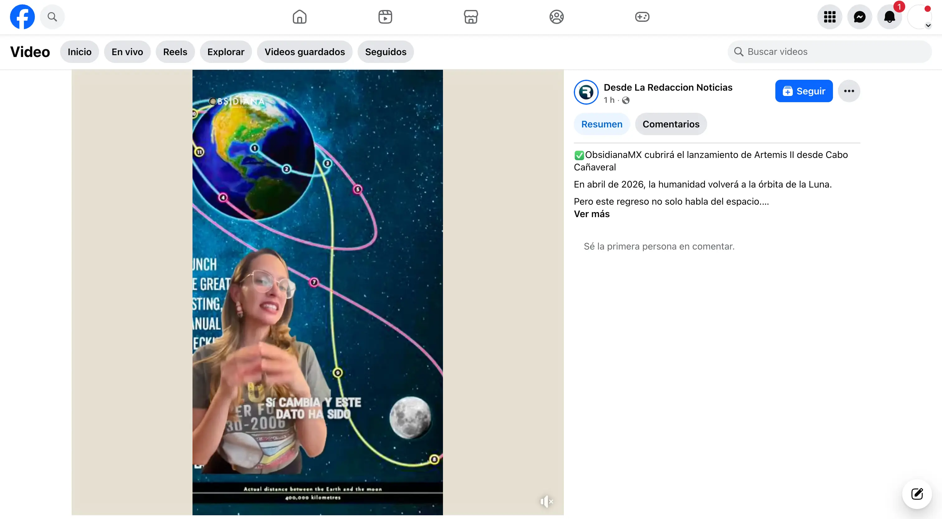 ObsidianaMX cubrirá el lanzamiento de Artemis II desde Cabo Cañaveral