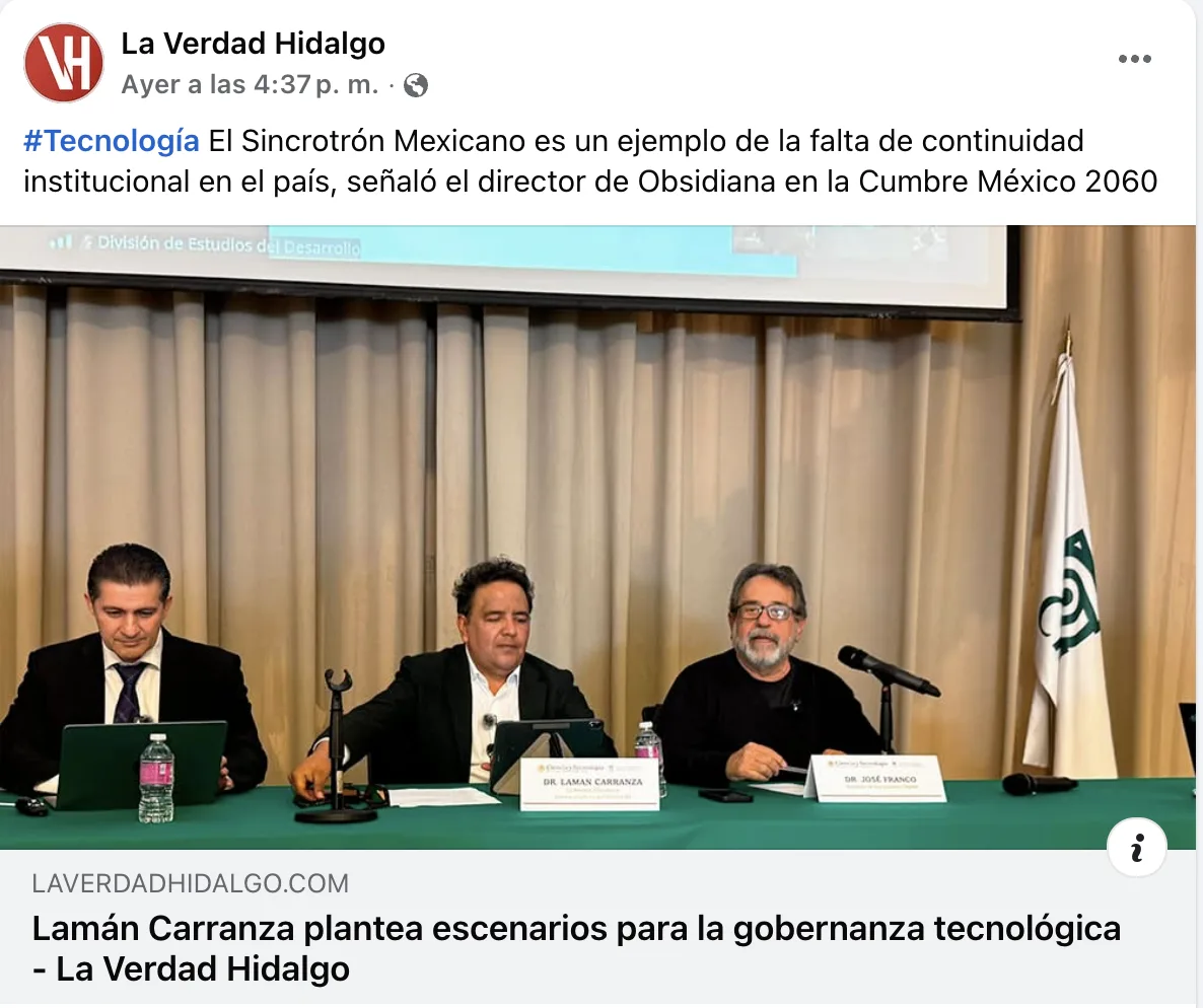Lamán Carranza plantea escenarios para la gobernanza tecnológica